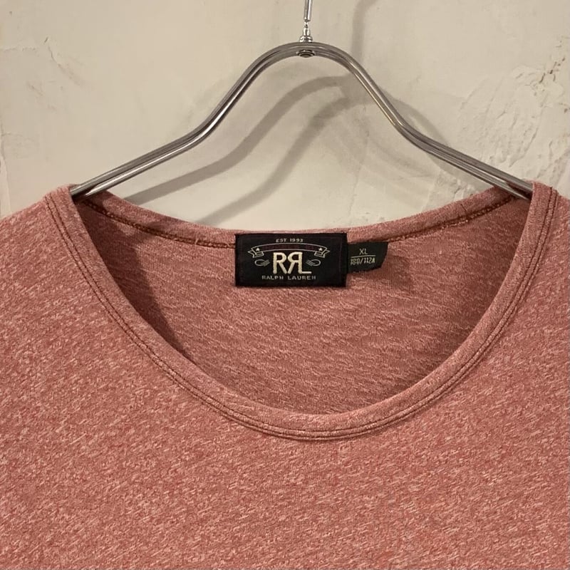 90s RRL DOUBLE RL S/S Tシャツ ポケT ダブルアールエル 霜降り (S2