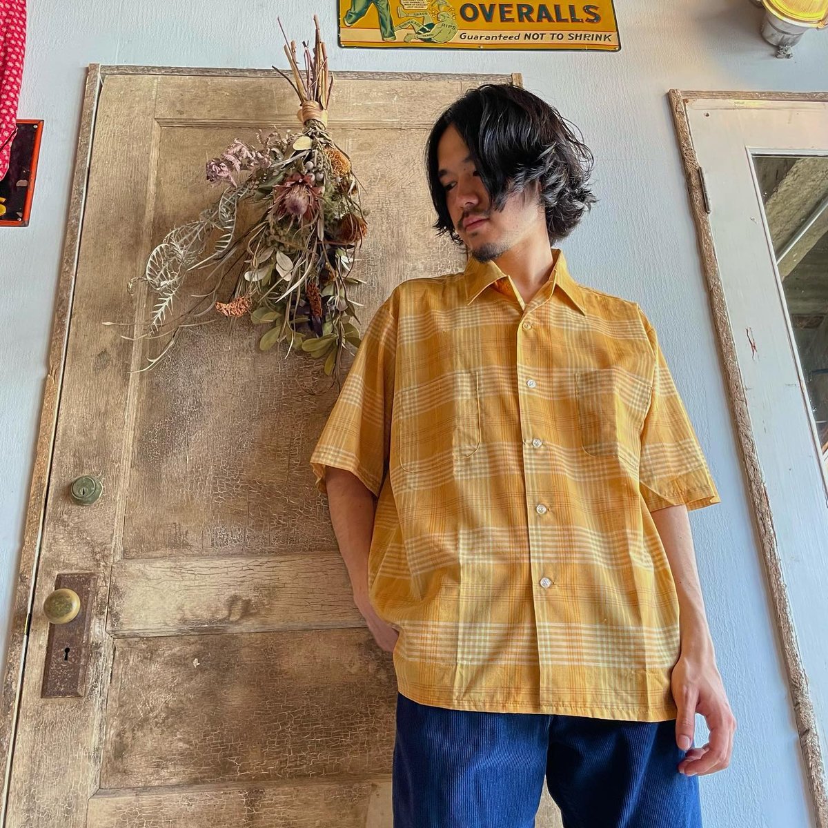 60s BRENT Vintage S/S Loop Shirt オープンカラーシャツ DEA...