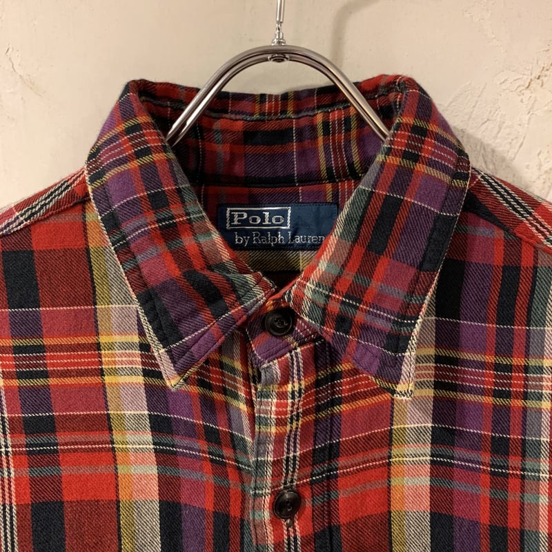 POLO by Ralph Lauren L/Sチェックネルシャツ ラルフローレン 長袖