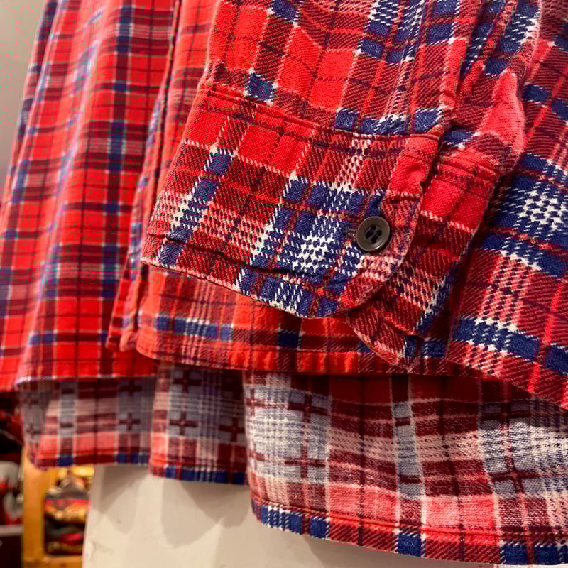 SAUGATUCK L/S プリントネルシャツ Size L ソーガタック