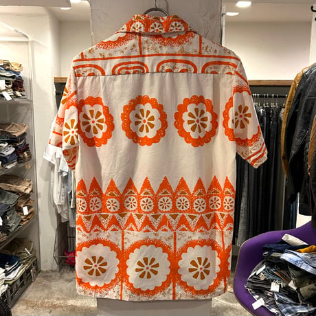 60s　Penneys HAWAII　S/S ハワイアンシャツ　ぺニーズ　半袖シャツ　Size S　(S4332)