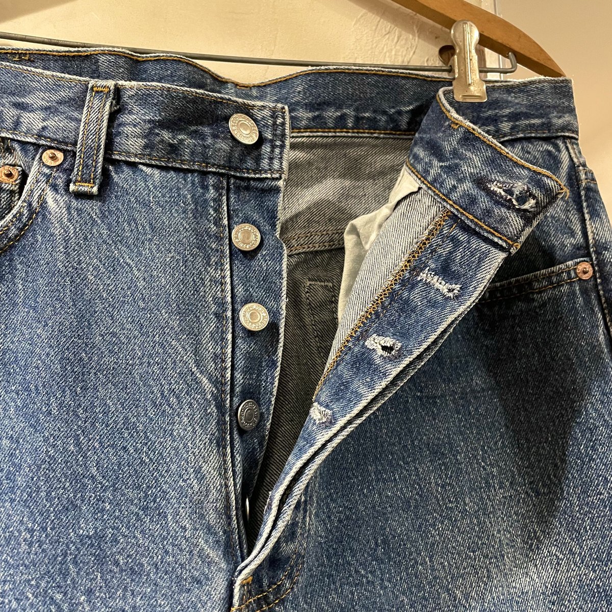 80s Levi's 501 リーバイス デニムパンツ ナイロンフットボタン