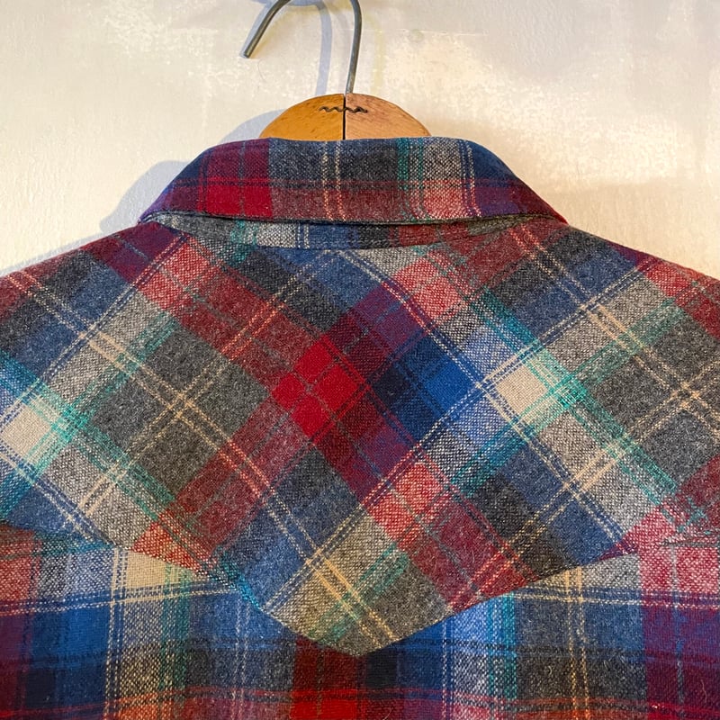 70s PENDLETON Wool Shirt USA製 ウエスタンシャツ チェック柄 ペン