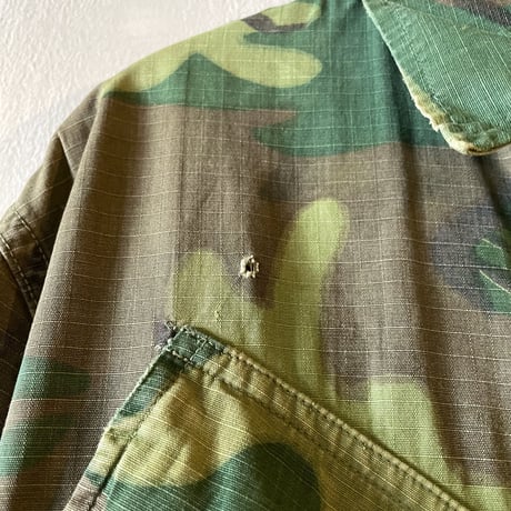 60s　US ARMY　Jungle Fatigue Jacket　ファティーグジャケット　5th type　グリーンリーフ　ERDL迷彩　(S2901)