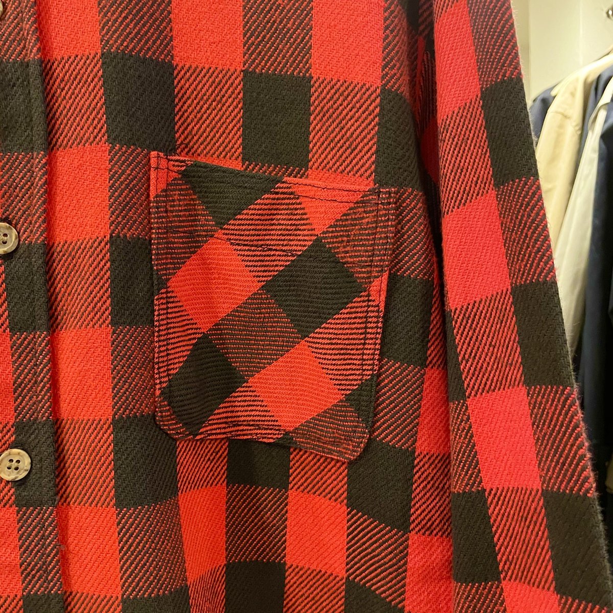 BIG MAC 70s バッファローチェック フランネルシャツ USA製 (S0414) |