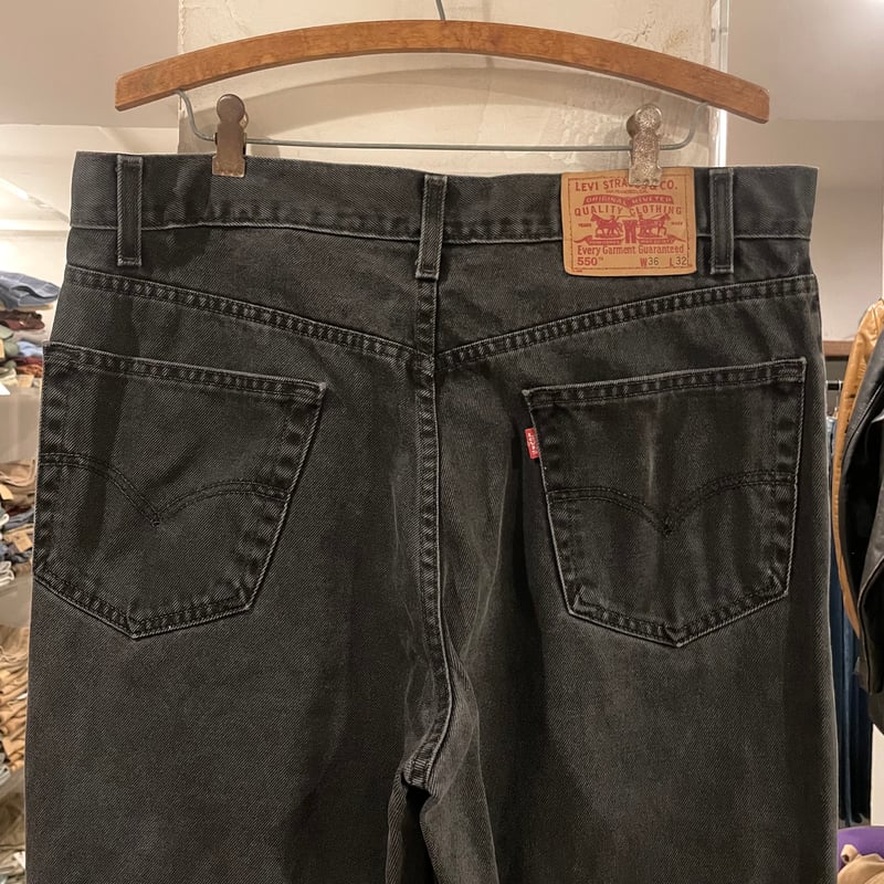 【W36 L32】00s levi's ブラックデニム リーバイス 559 00s メキシコ製 Levi'sリーバイス 545 ブラック デニムパンツ w36 L32