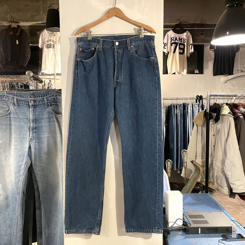 1999年製 Levi's 501 USA製 90s Levi's 501 リーバイス デニムパンツ USA製 1999年 濃紺デニム (S
