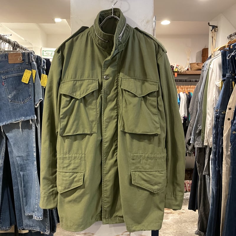 70s US ARMY M-65 Field Jacket 2nd type SMALL-RE...