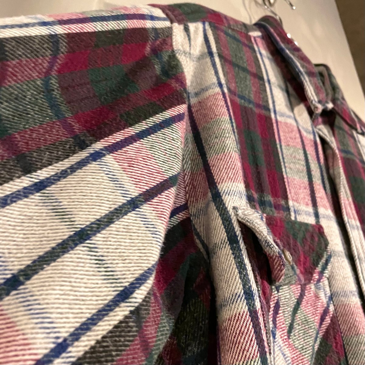 90s FIVE BROTHER L/S ネルシャツ Size XL コットンシャツ