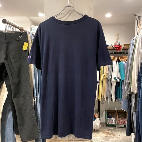 Champion　ショートスリーブTシャツ　紺色　チャンピオン　USA製　90s　チャンピオン　(S1271)