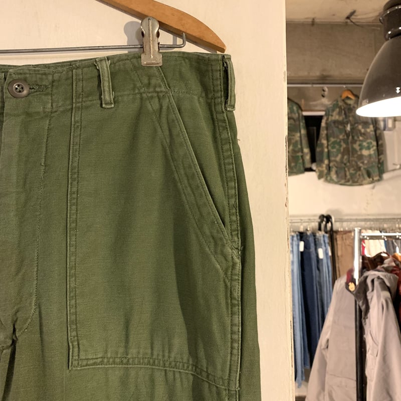 60s US ARMY ベイカーパンツ OG107 1968年 ミリタリーパンツ (S1817