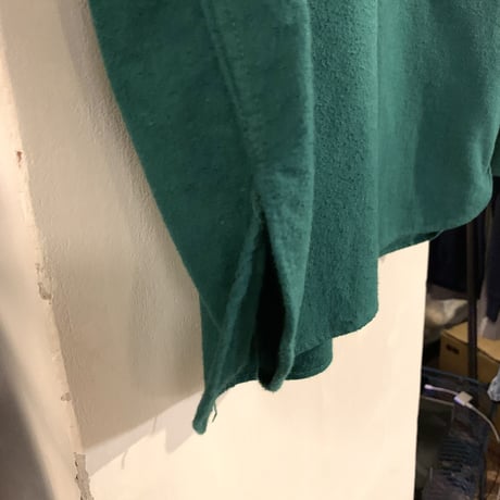 60s～　L.L.Bean　ロングスリーブ　コットンシャツ　筆記体タグ　VINTAGE　エルエルビーン　(S2494)
