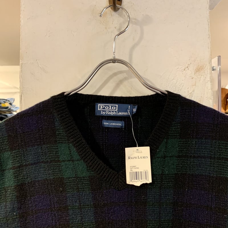 POLO by Ralph Lauren ニットベスト WOOL DEAD STOCK ラルフ
