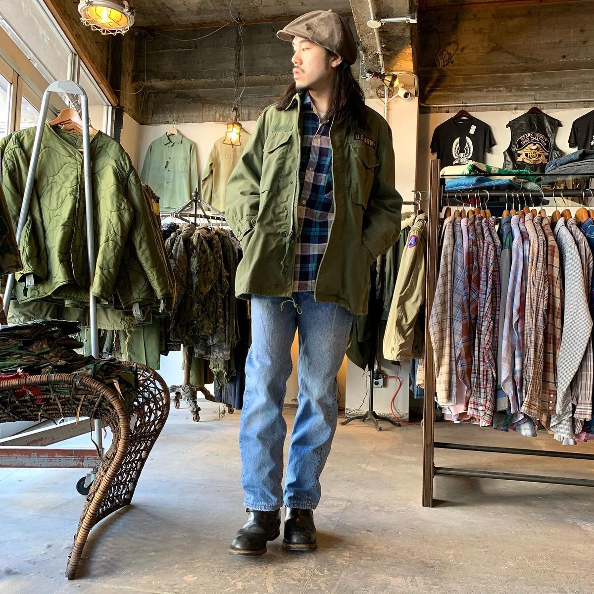 60s US ARMY M-51 FIELD JACKET 後期型 フィールドジャケット OG 60s US ARMY M-51 FIELD JACKET 後期型 フィールドジャケット OG