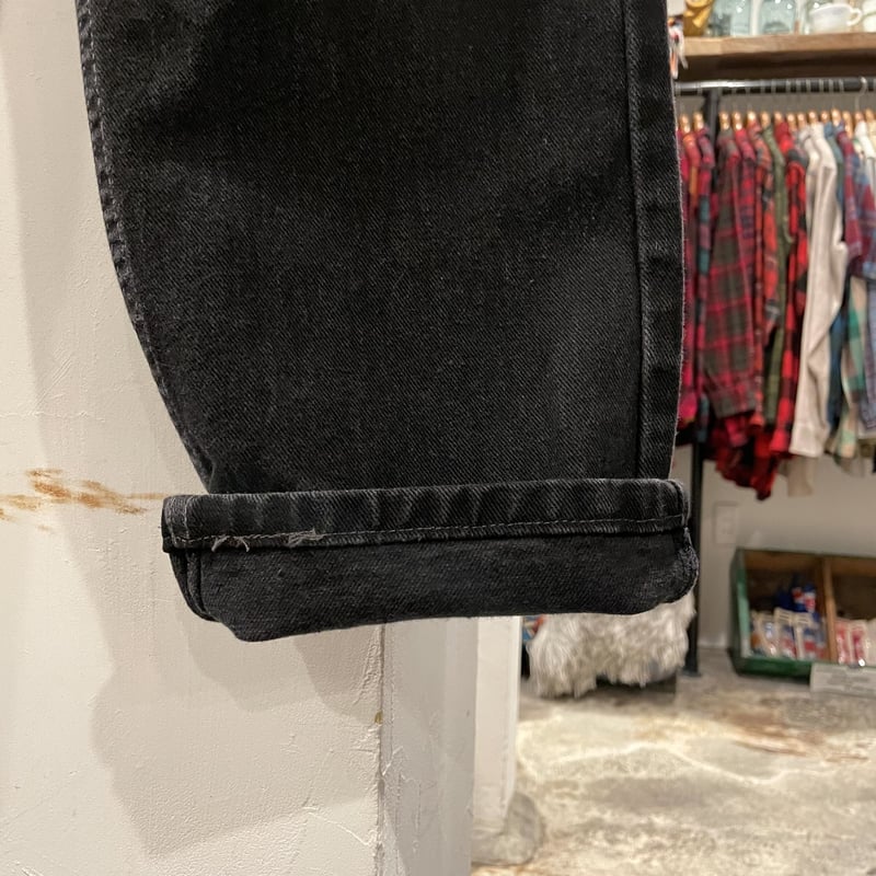Levi's 505-0260 ブラックデニムパンツ リーバイス USA製 （S0846）