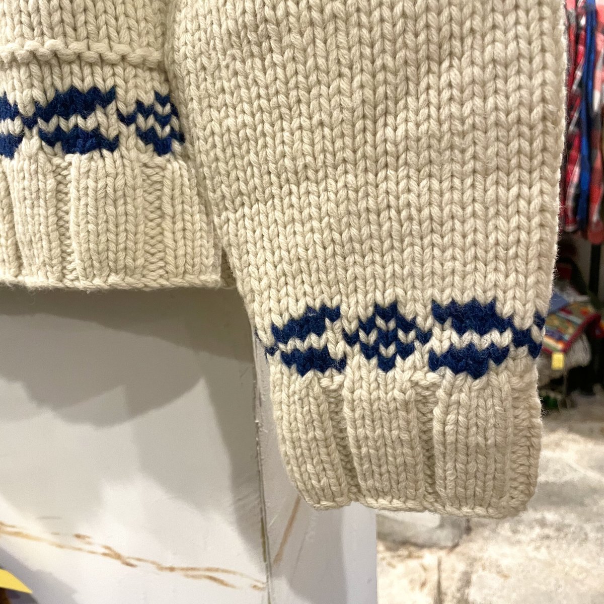 希少【リネン混ウール／レタード×ボーダー】ラルフローレン•ポロスポーツ／ニット 希少【リネン混ウール／レタード×ボーダー】ラルフローレン•ポロ