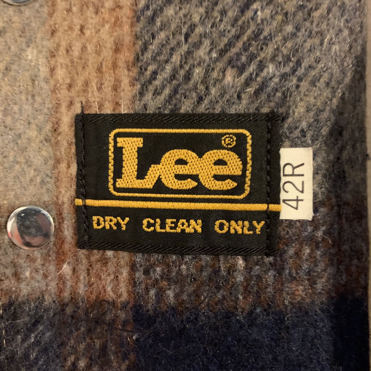 80s Lee ウール×コーデュロイ ベスト 切り替え USA製 80年代 (S1827) |