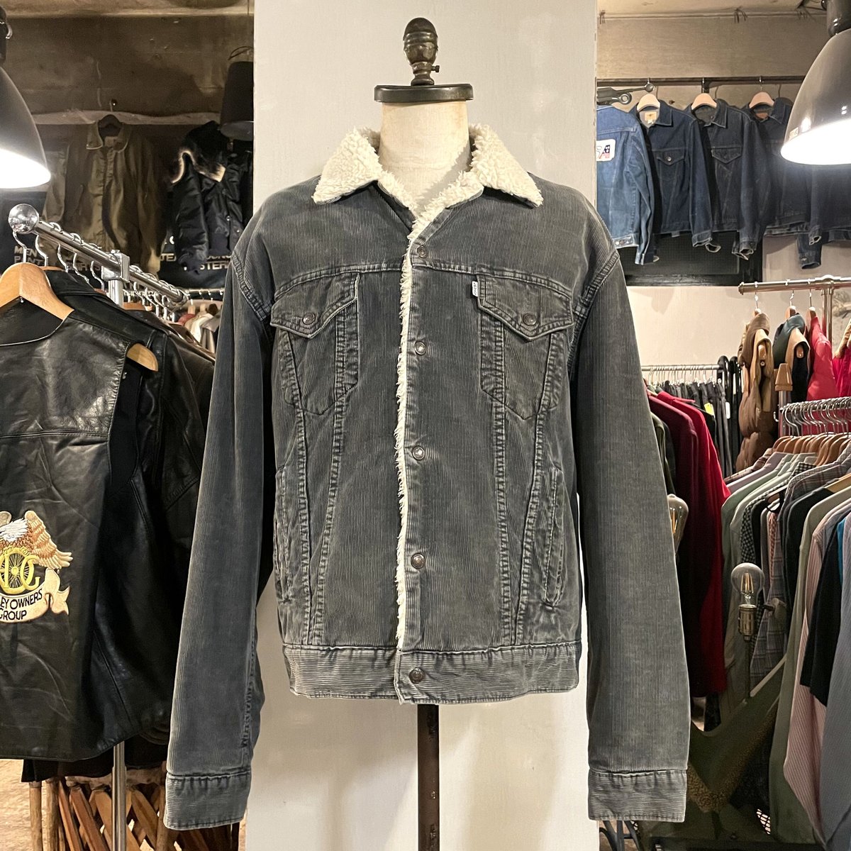90s～ Levi's 71500-6958 コーデュロイ ボアジャケット ブラック