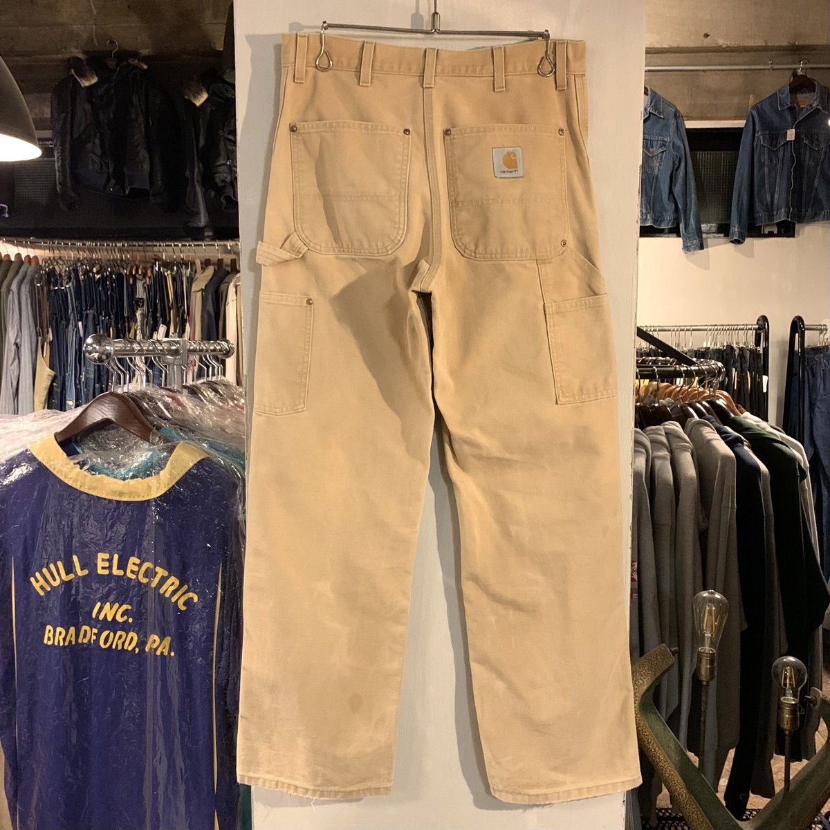 90s Carhartt ダック地 ペインターパンツ ダブルニー USA製