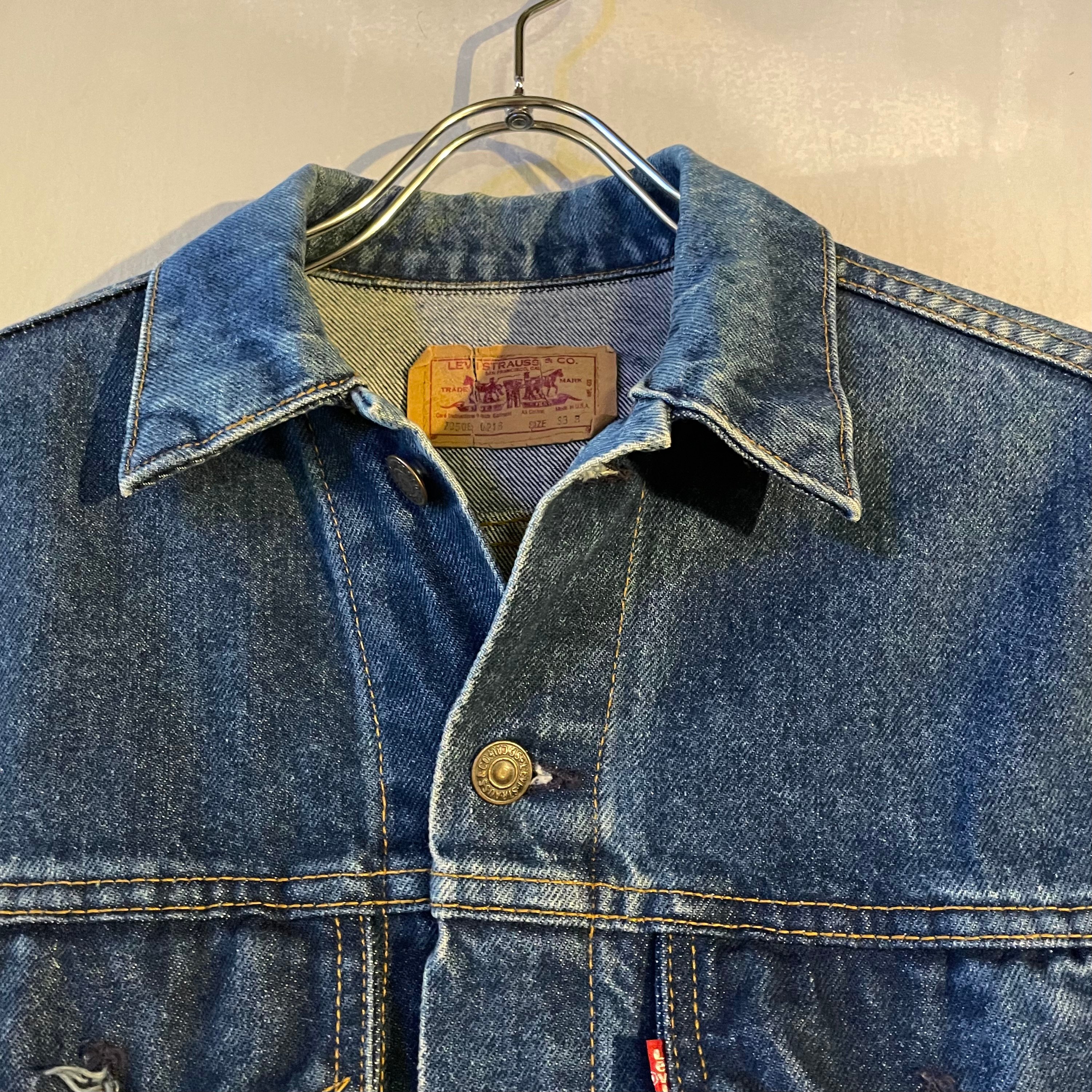 Levi’s デニムジャケット　サイズ38 USA製　70506-0216 M original