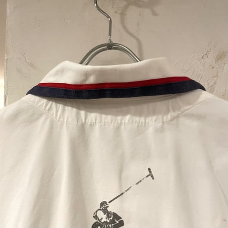 POLO by Ralph Lauren　スウィングトップ　星条旗　ビッグポニー　ホワイト　ラルフローレン　(S1500)