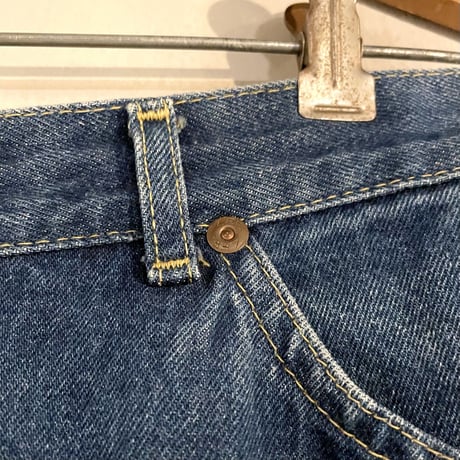 80s　Lee 380-8749　デニムスカート　42TALON ZIP　リベット大文字　USA製　(S2814)