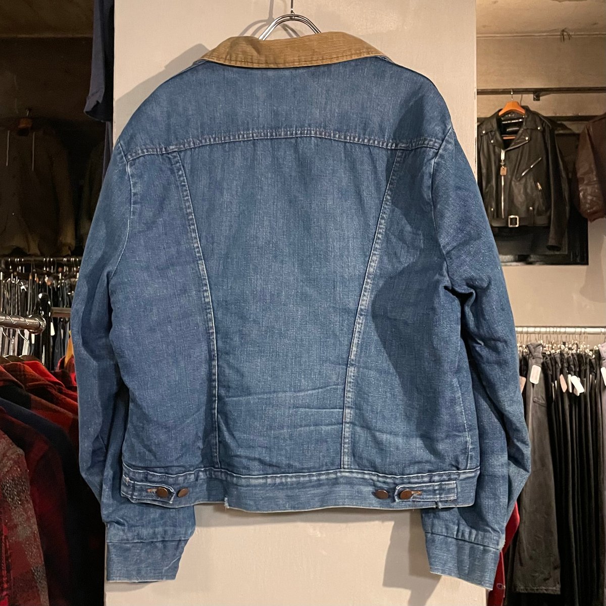 70s Wrangler 227MJL ボア デニムジャケット USA製 Size 46 ラン 70s Wrangler 227MJL ボア デニムジャケット USA製 Size 46 ラン