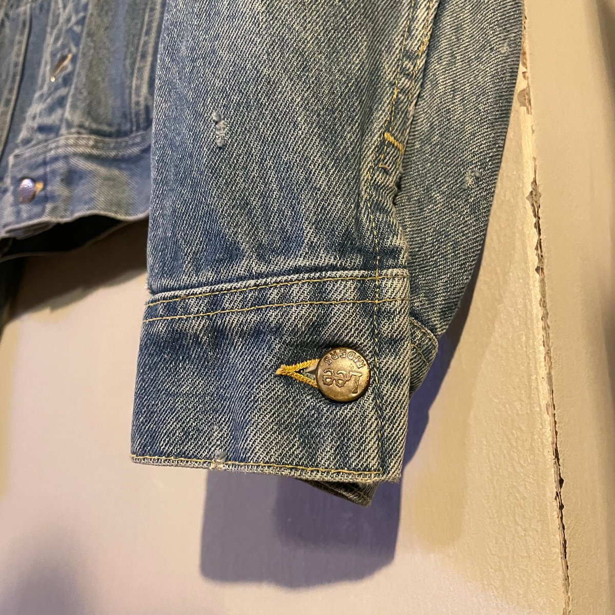80s Lee 220-J デニムジャケット USA製 Size 42 4ポケ リー (S42 80s Lee 220-J デニムジャケット USA製 Size 42 4ポケ リー (S42