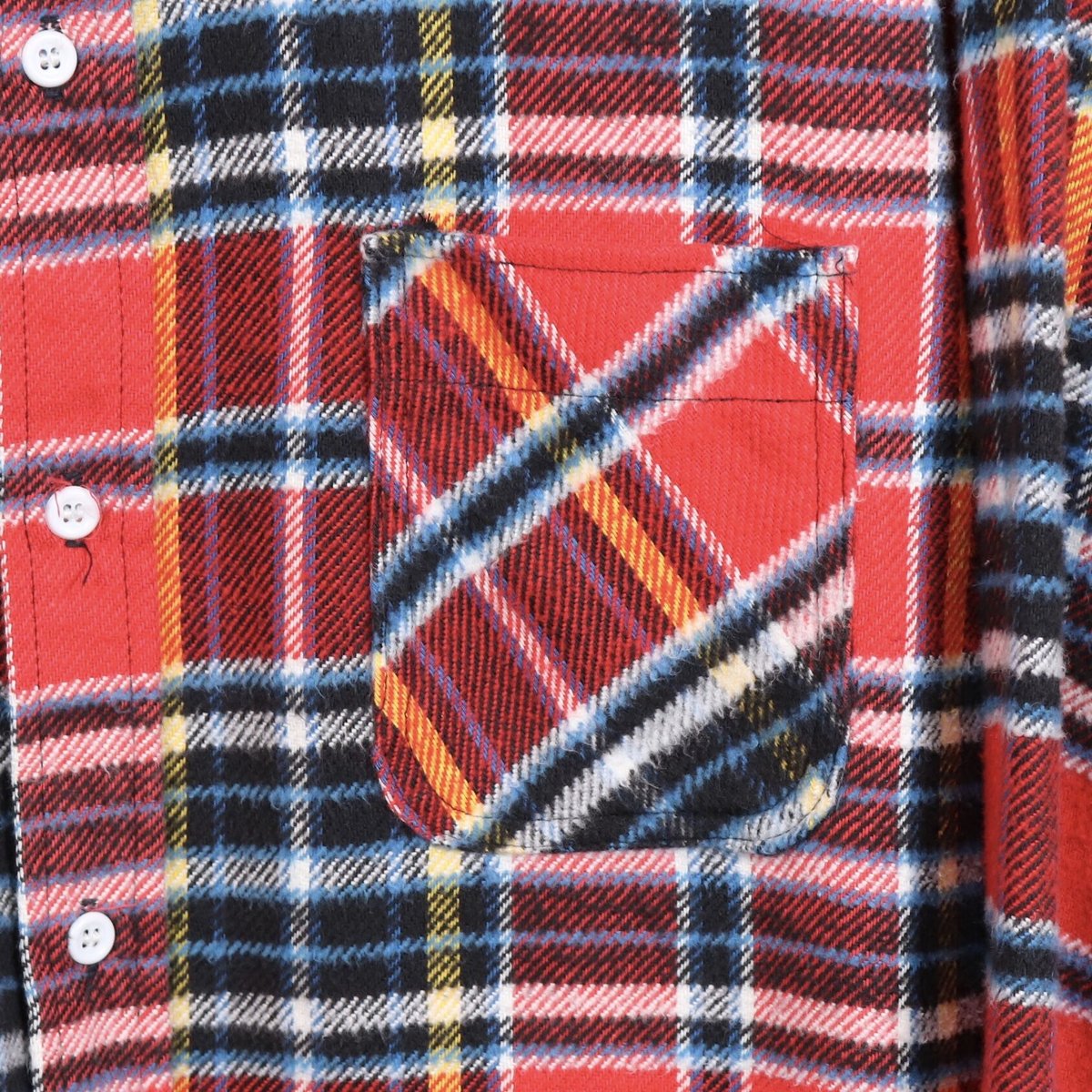 70s BIG MAC チェック柄ネルシャツ Lサイズ 70s BIG MAC ビッグマック チェック柄 コットン ヘビーネルシャツ