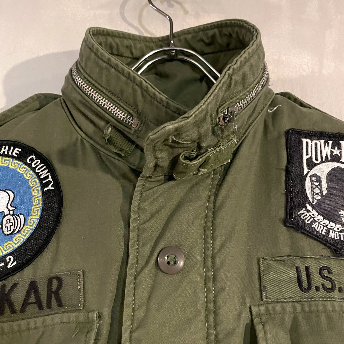 U.S. NAVY M-65 フィールドジャケット　2nd M-R WAIPER.inc ワイパーインク 米軍 M-65 フィールドジャケット 2nd