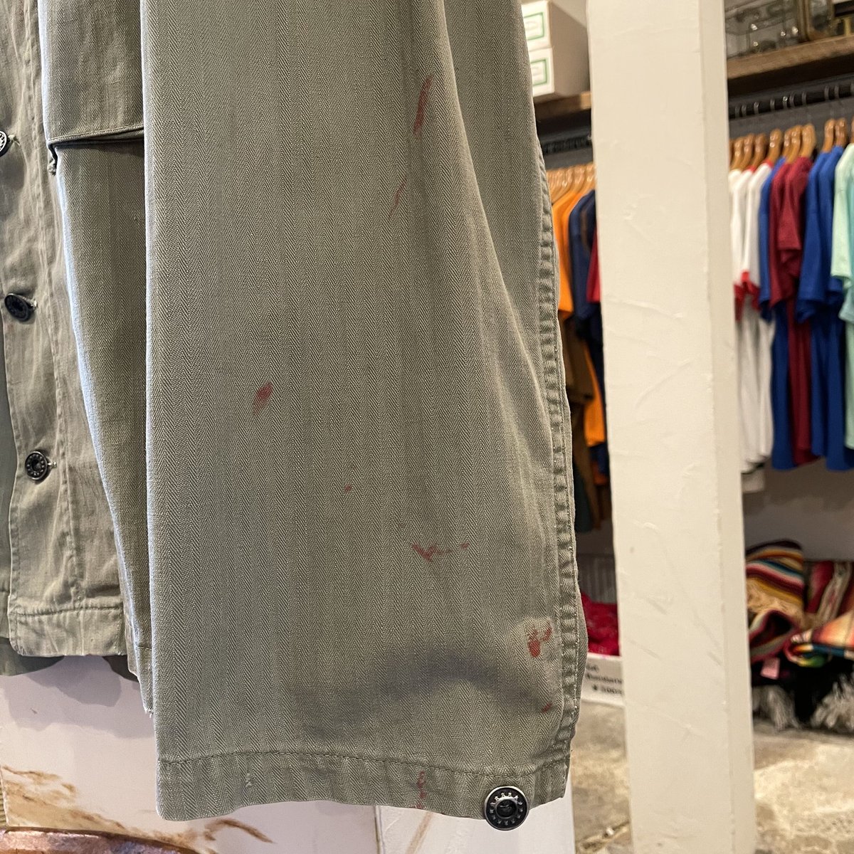 US ARM M43 HBT JACKET ヘリンボーンツイル 13スタードーナツ US ARM M43 HBT JACKET ヘリンボーンツイル 13スタードーナツ