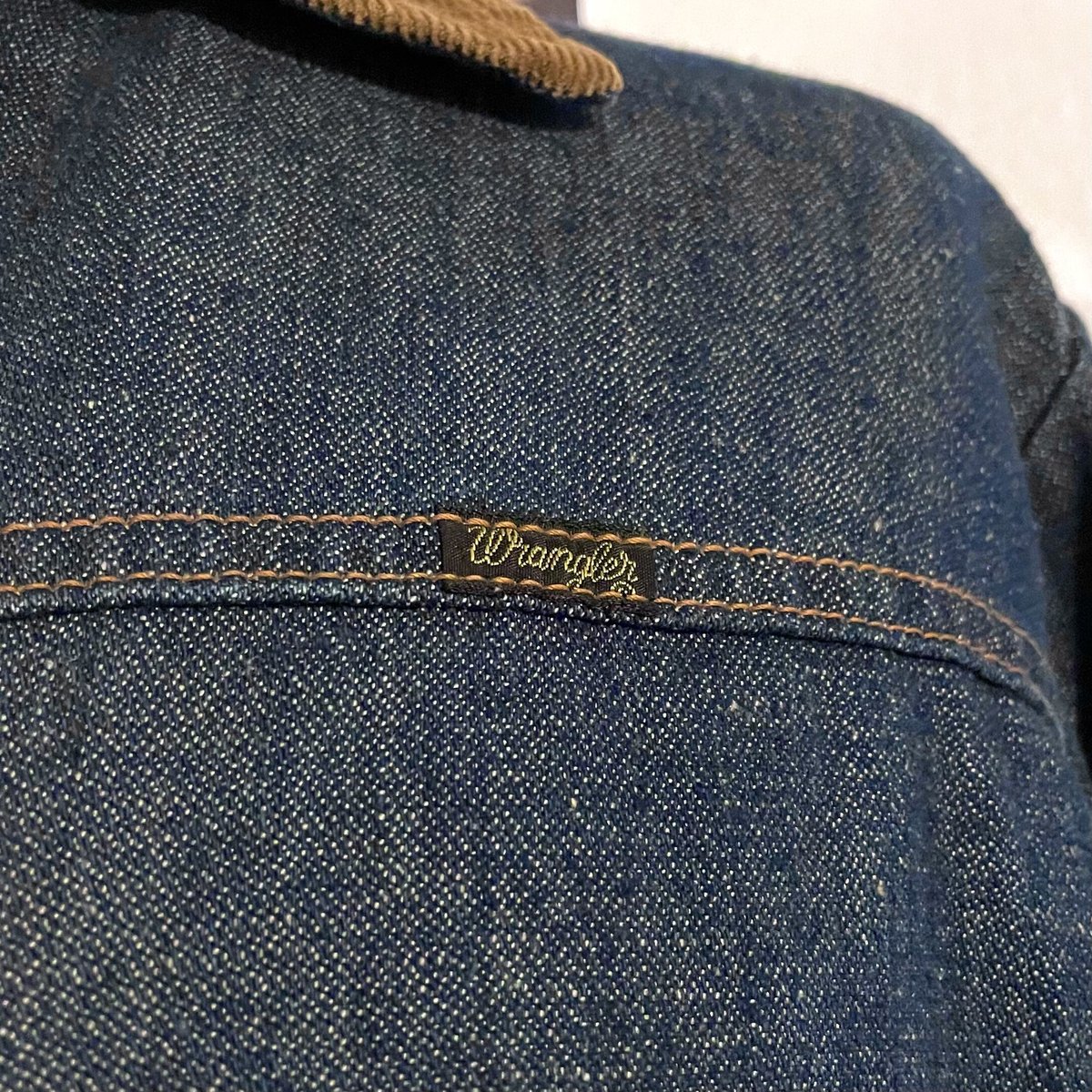 70s Wrangler デニムボアジャケット ラングラー 黒タグ Vintage 70s Wrangler デニムボアジャケット ラングラー 黒タグ Vintage
