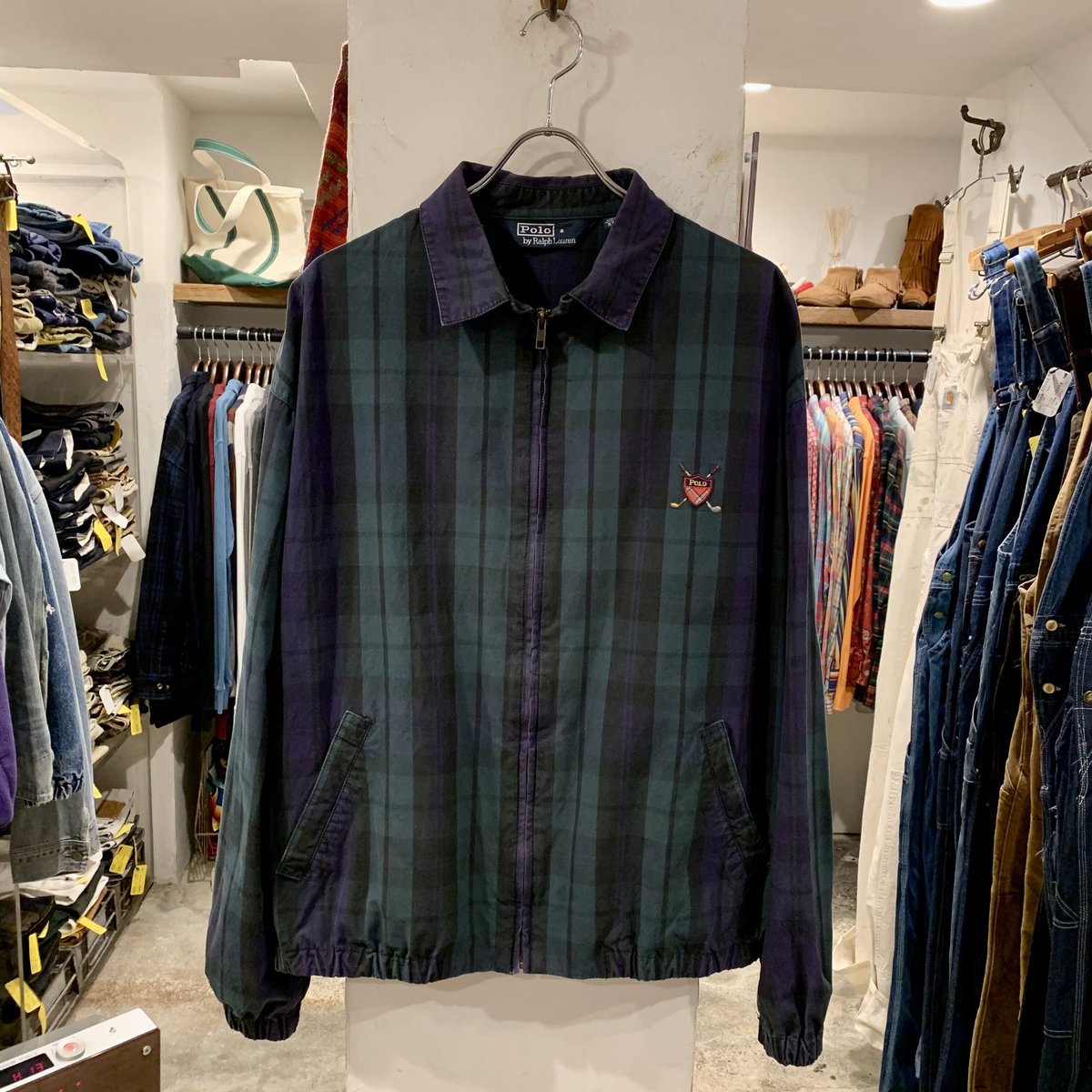 90s POLO by Ralph Lauren スウィングトップ ブラックウォッチ