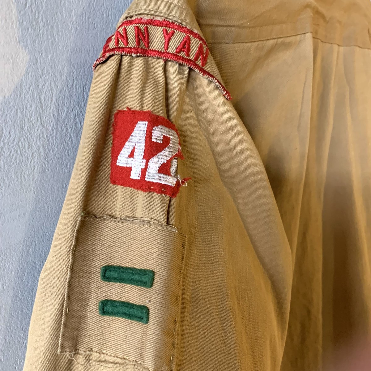 40s Vintage Boy Scouts Shirt ボーイスカウトシャツ チェンジボタン