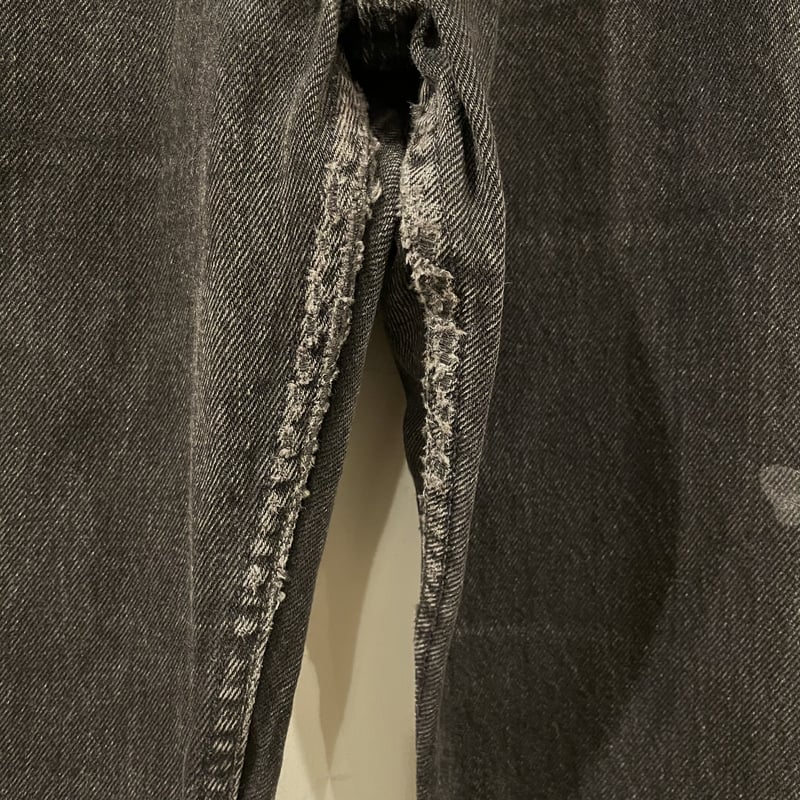 ◾️Levi's◾️501◾️後染めブラック◾️90s ◾️USA製◾️ボタン裏524◾️ Levi's 501 90年代 リーバイス501 後染めブラックデニムパンツ
