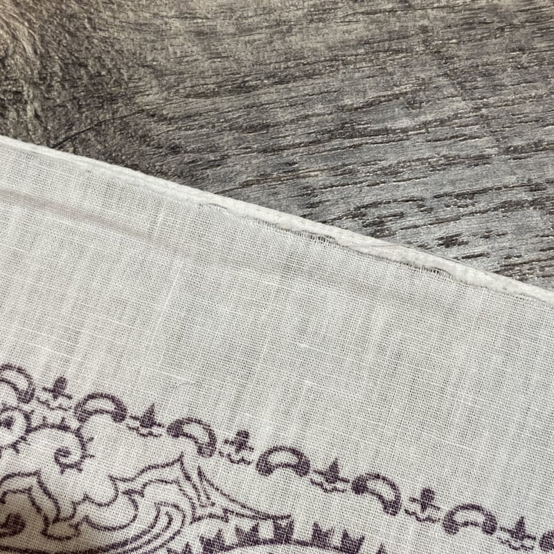 ビンテージバンダナ ホワイト ツートン Bandana ヴィンテージバンダナ