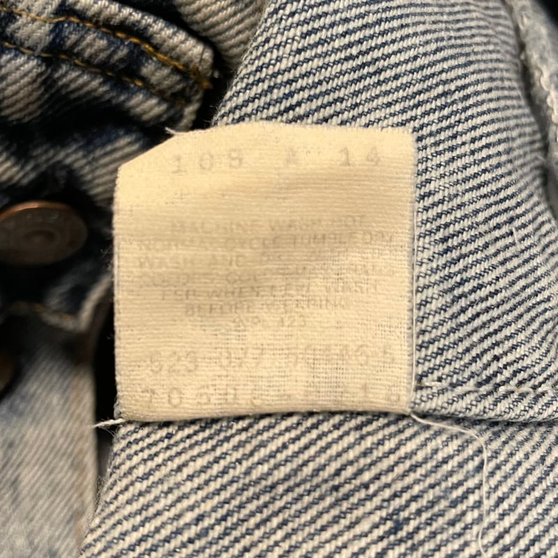 80s~ Levi's 70506 デニムジャケット USA製 Size 42 4ポケ リーバ