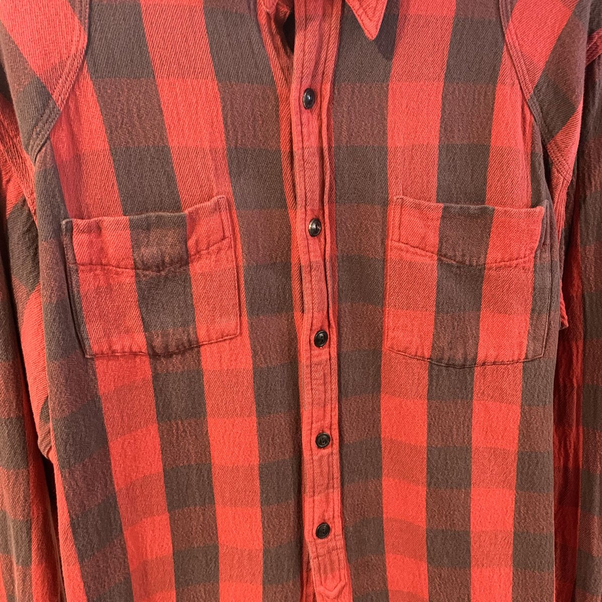 RRL Ralph Lauren L/S ネルシャツ バッファローチェック チン RRL Ralph Lauren L/S ネルシャツ バッファローチェック チン