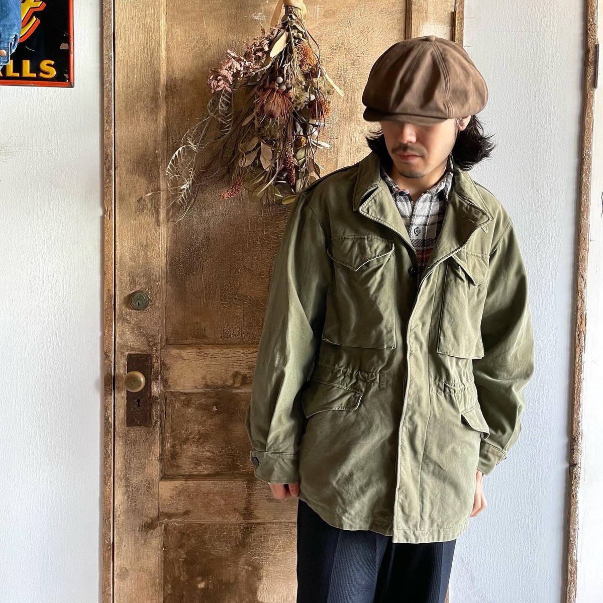 40s US ARMY M-1943 Field Jacket フィールドジャケット ミリタリ...