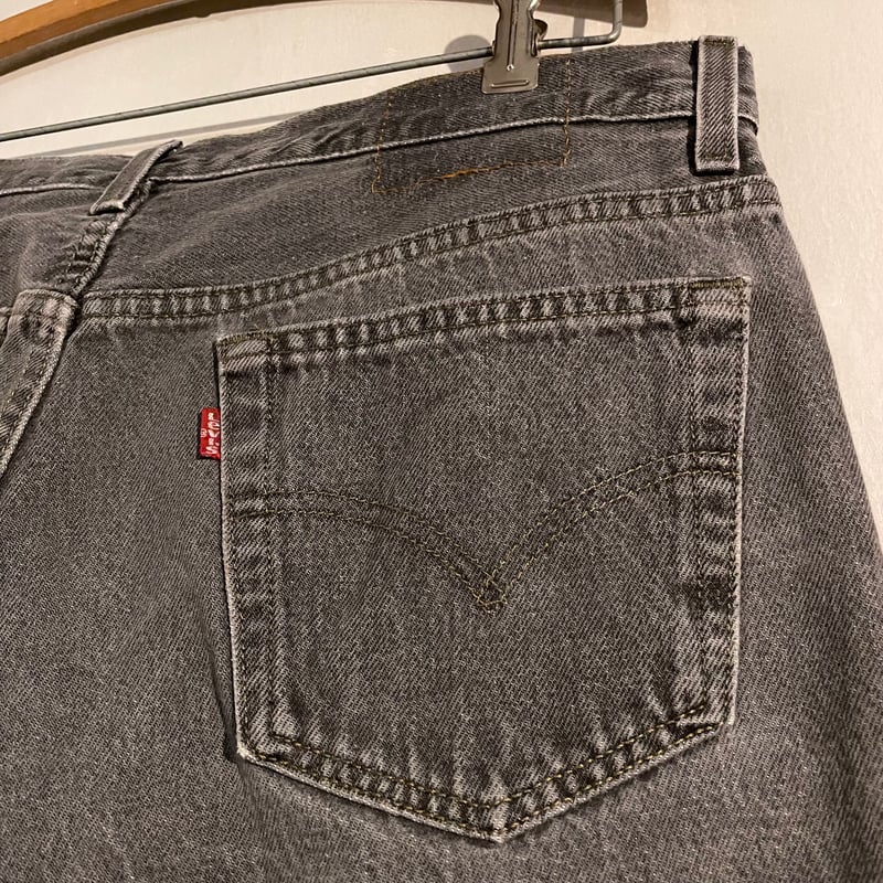 90s Levi's 501 先染め ブラックデニムパンツ 35×33 USA製 1994年