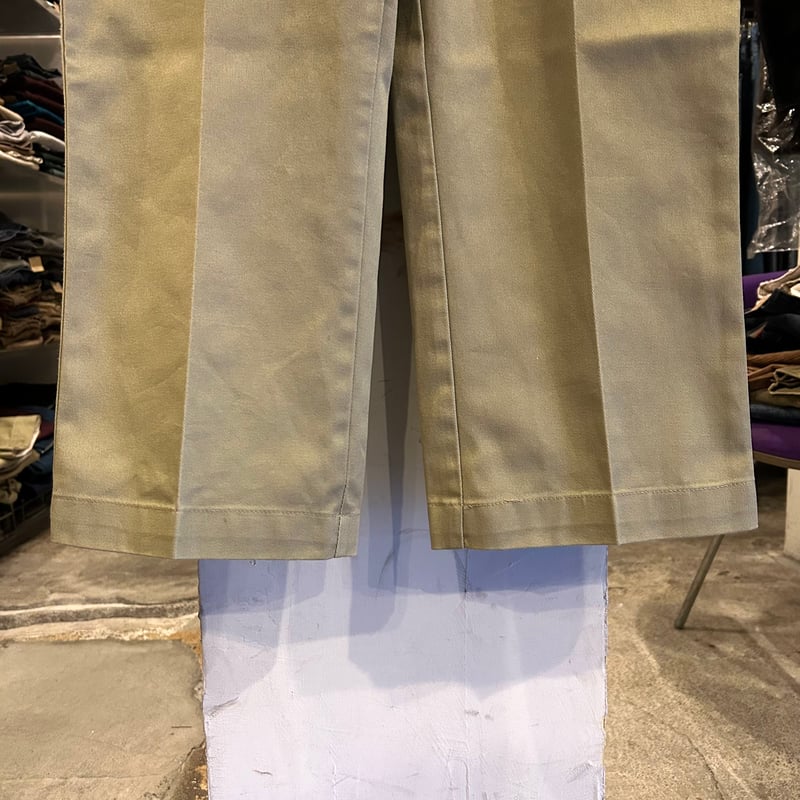 Dickiesディッキーズ874USA 90sTARONジップベージュ W33 Dickiesディッキーズ874USA 90sTARONジップベージュ W33 Dickies