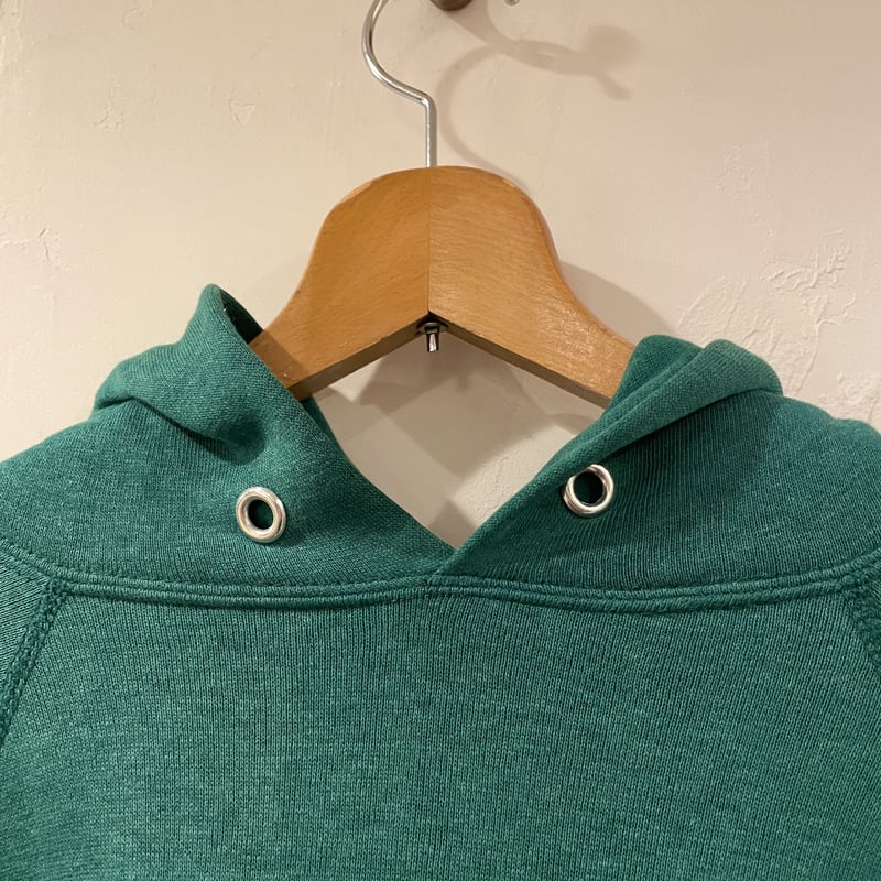 Champion 80s トリコタグ フロッキープリント スウェットパーカー USA