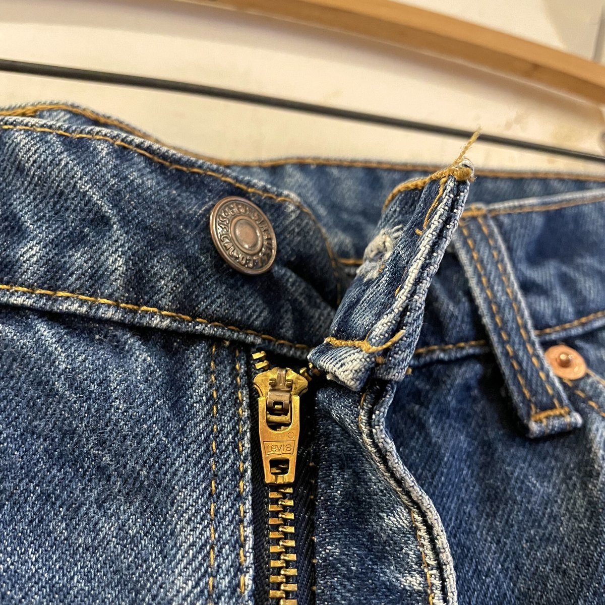 95年製 リーバイス LEVI’S 505 デニム ボタン裏885 オレンジタブ