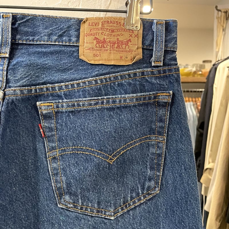 90s Levi's 501 USA製 デニム ノックスヴィル工場 インディゴ