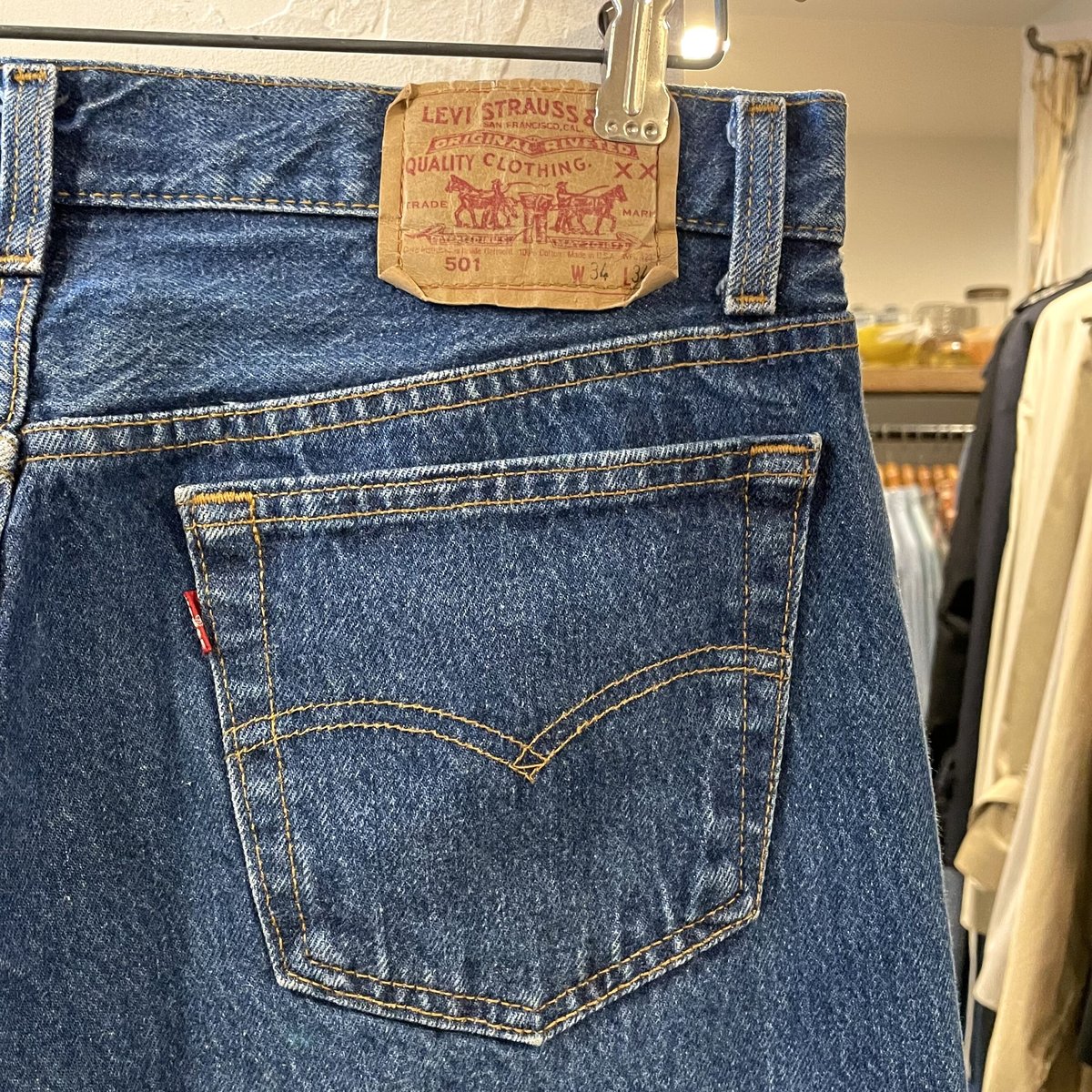 Levi's 501 90年代 リーバイス 501 濃紺 USA製 90s （S0850） |