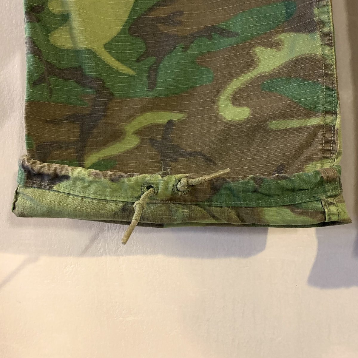 60s US ARMY ジャングルファティーグパンツ グリーンリーフカモ 1968年