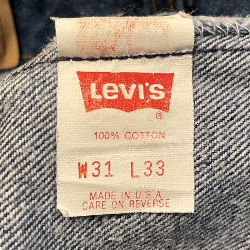 90s Levi's 501 0000 リーバイス 30×30 デニムパンツ USA製 ボタン
