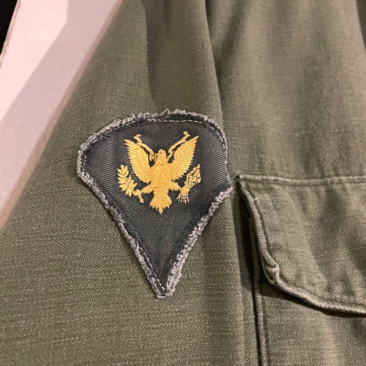 60s~ US ARMY ユーティリティシャツ シャツ袖 OG 107 COTTON SATE