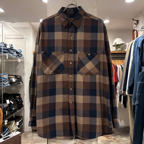 ST JOHN’S BAY　L/S ネルシャツ　Size L　セントジョンズベイ　コットンシャツ　(S5490)