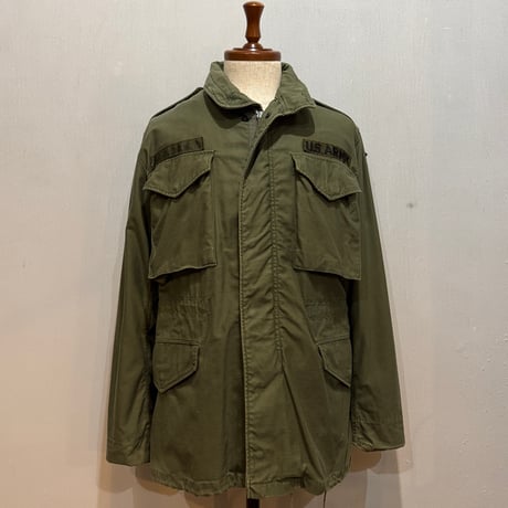 60s　US ARMY　M-65 Field Jacket　2nd Type　フィールドジャケット　XS-R　1968年　アルミジップ　ミリタリージャケット　(S5153)